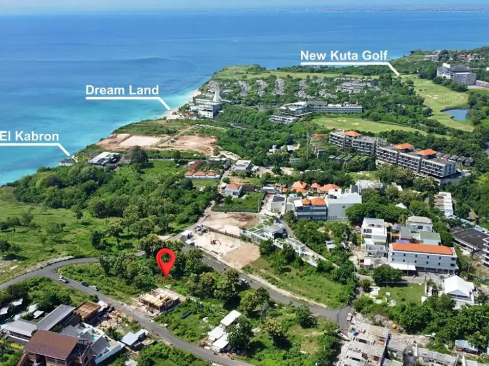 Tanah Ocean View pantai Bingin Pecatu Badung