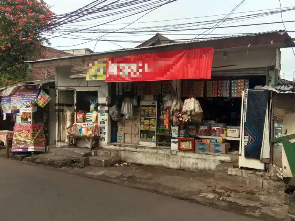 Dijual Kontrakan 9 pintu & 1 toko, Lokasi Strategis, Dekat Stasiun KRL