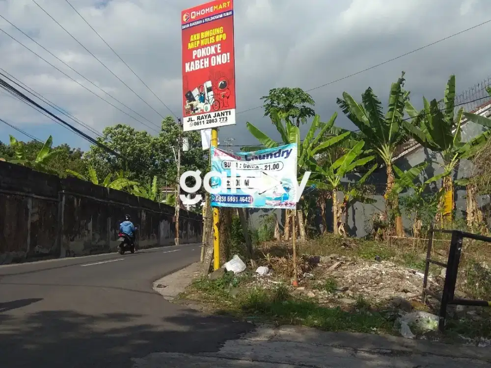 HANYA 100m dari Jl.Kaliurang, Dijual Tanah Hook