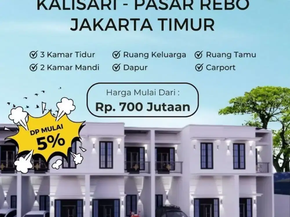 806 Project Terbaru 2 Lt. Lokasi Strategis di Kalisari, Pasar Rebo