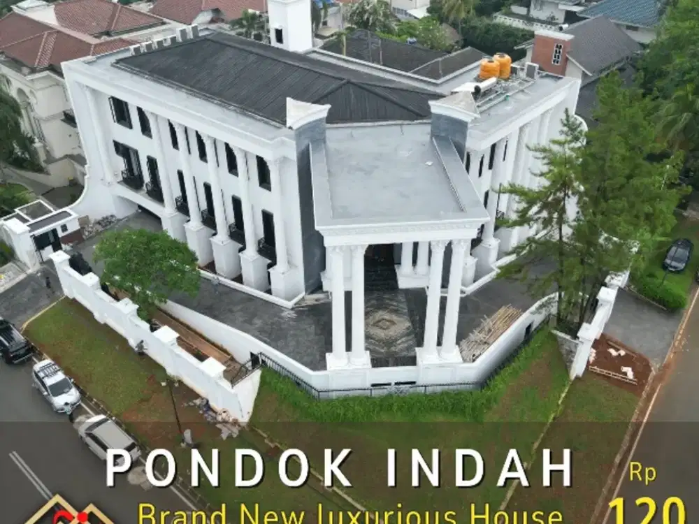DIJUAL RUMAH BARU EUROPEAN MODERN CLASSIC DI PONDOK INDAH JAKARTA