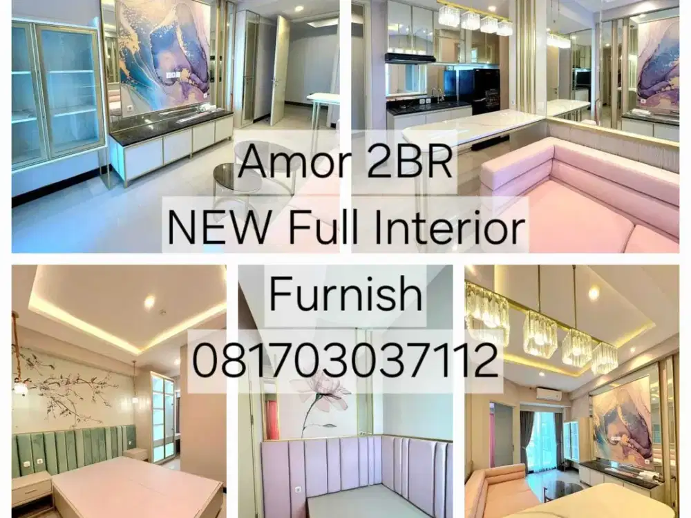 Amor connecting Pakuwon City Mall, Lt 15, NEW Full interior Furnish