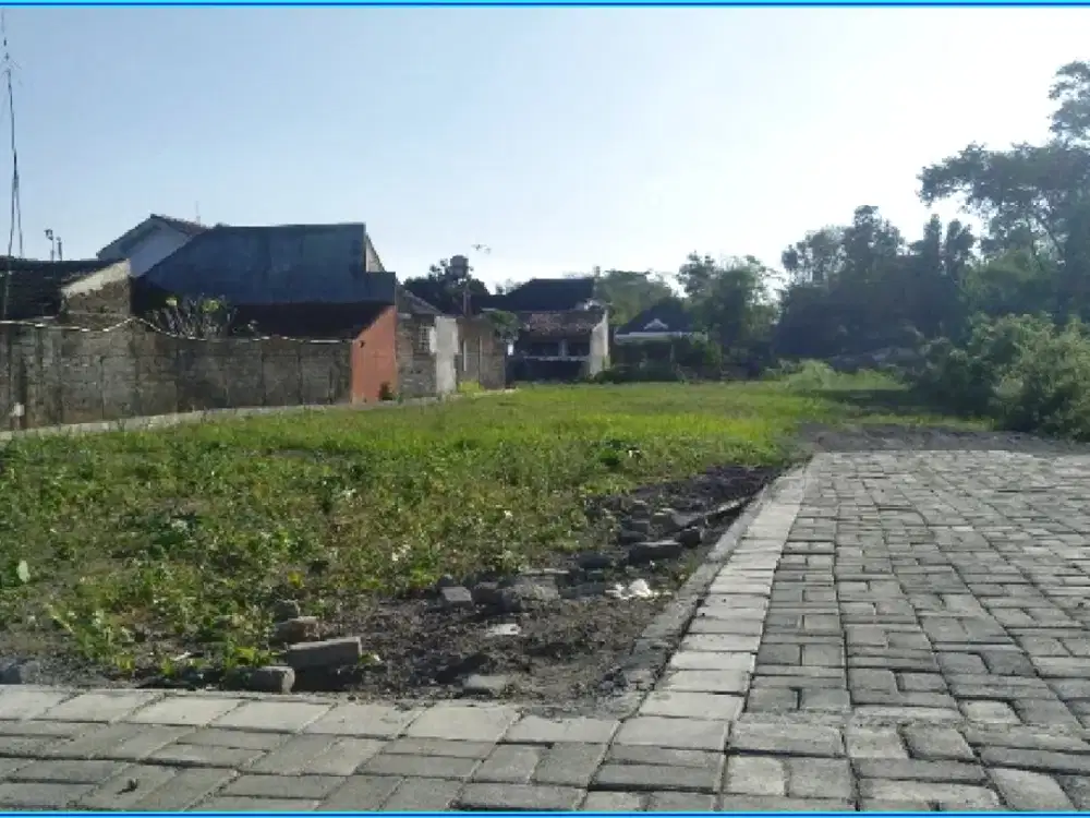 Tanah di Jl. Banteng Sleman Dekat Hotel HYATT Siap Balik Nama