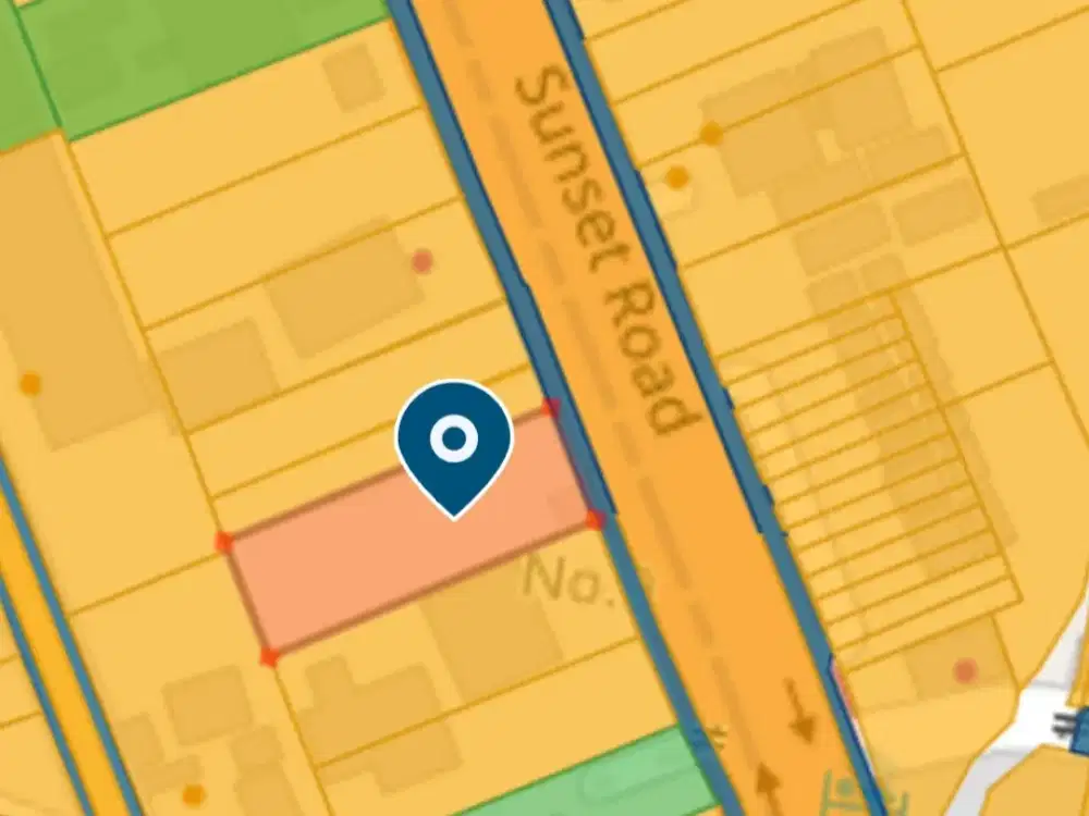 Tanah Komersil Strategis di Sunset Road