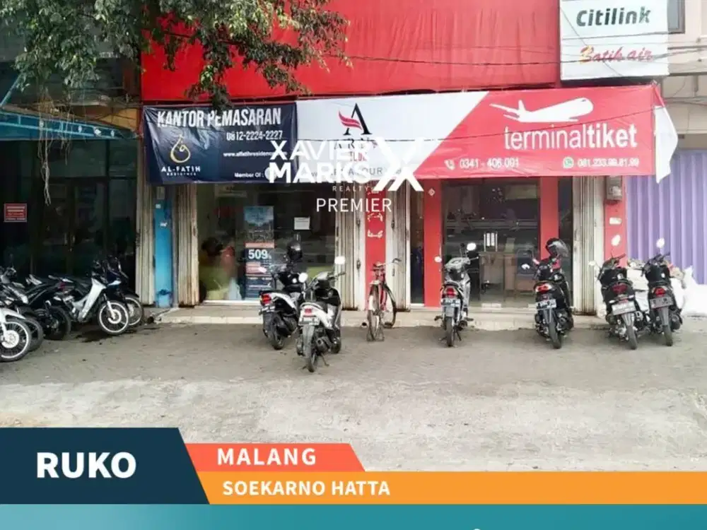 Dijual Ruko Super Strategis di Soekarno Hatta Lowokwaru Malang