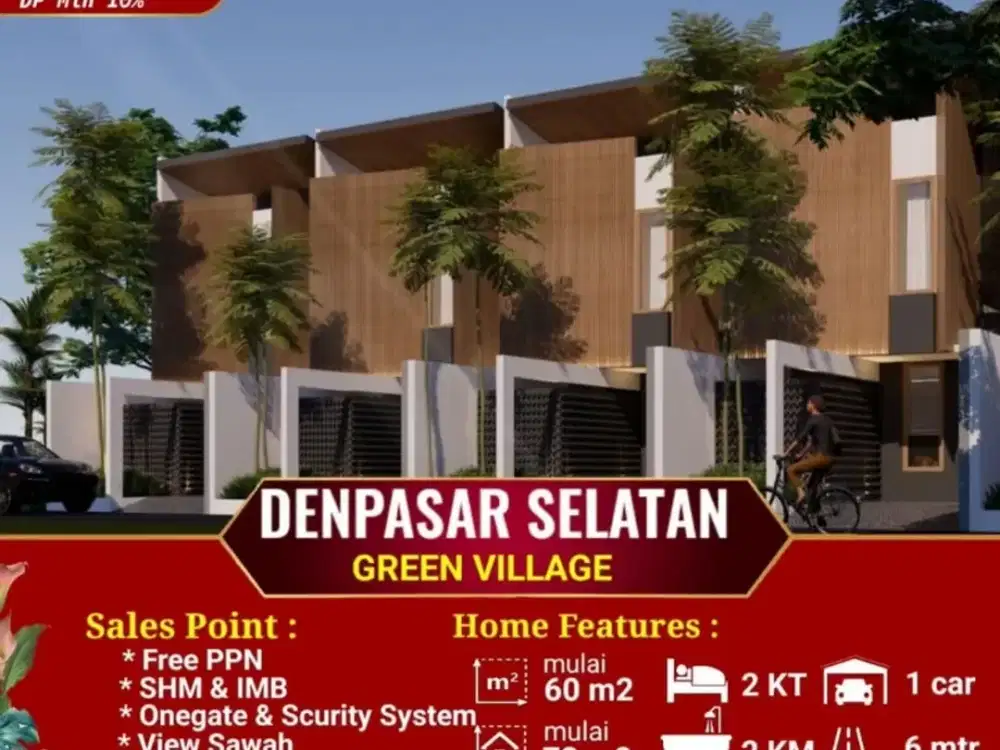 Perumahan Cluster Green Village Denpasar