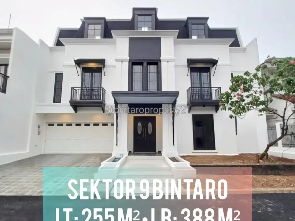 HOT SALE! Rumah Baru 2 Lantai ada Pool di Sektor 9 Bintaro -sc12497