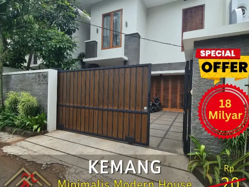 DIJUAL RUMAH MINIMALIS PRIME AREA KEMANG JAKARTA SELATAN