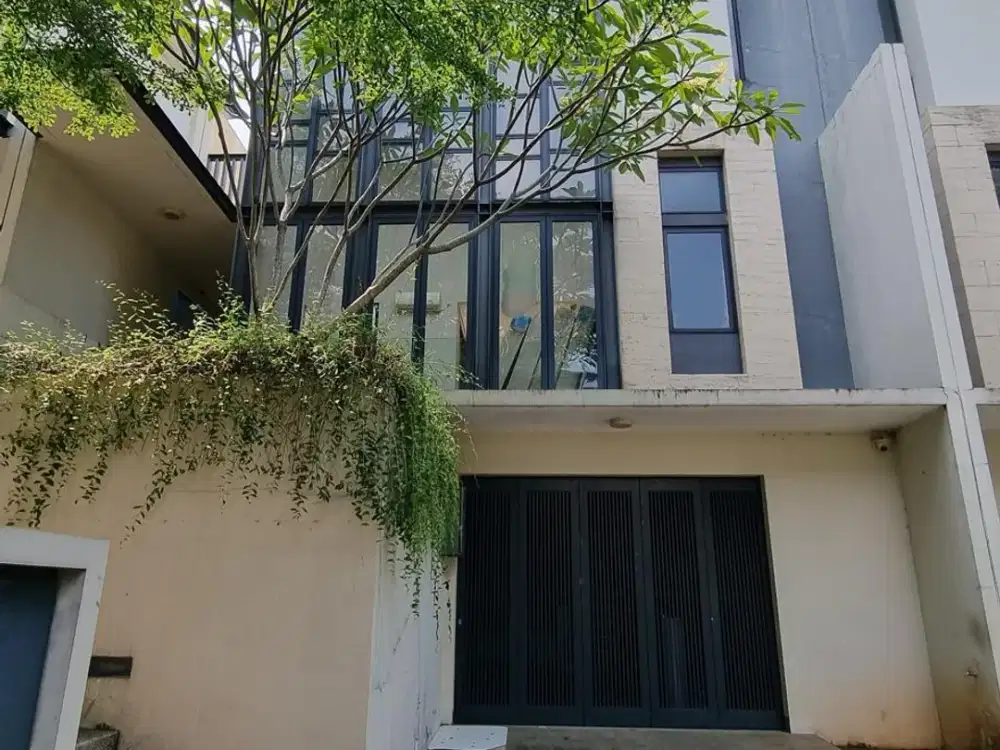 rumah 3 lantai, lancewood, navapark, bsd