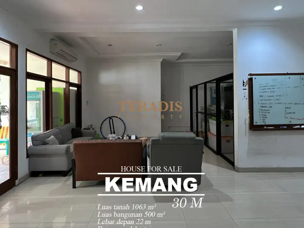 RUMAH DIJUAL HITUNG TANAH DI PRIME LOKASI KAWASAN KEMANG
