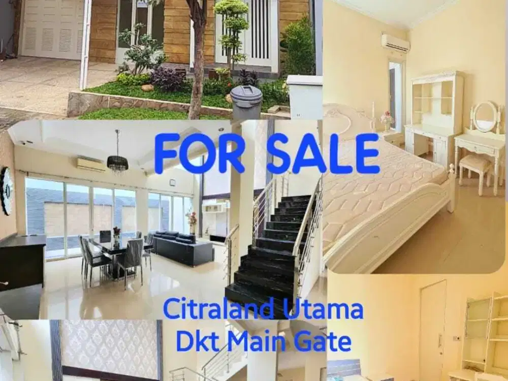 DIJUAL RUMAH SIAP HUNI FURNISH CITRALAND SOUTHERN EMERALD MANSION TK