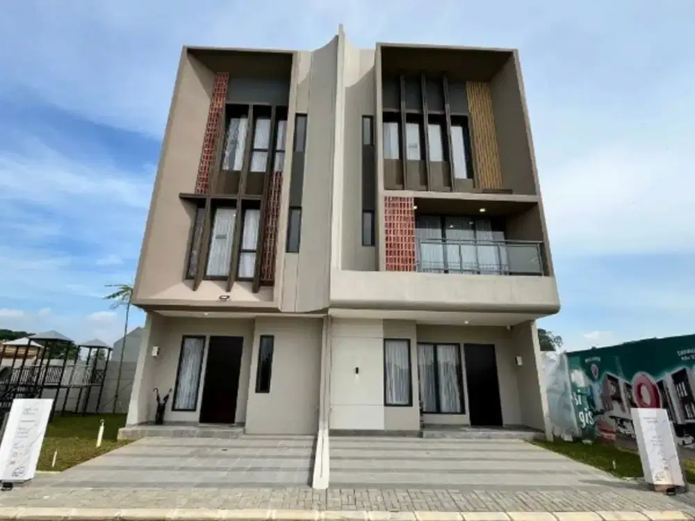 dijual rumah baru di cluster emerald type peonyty di tangerang