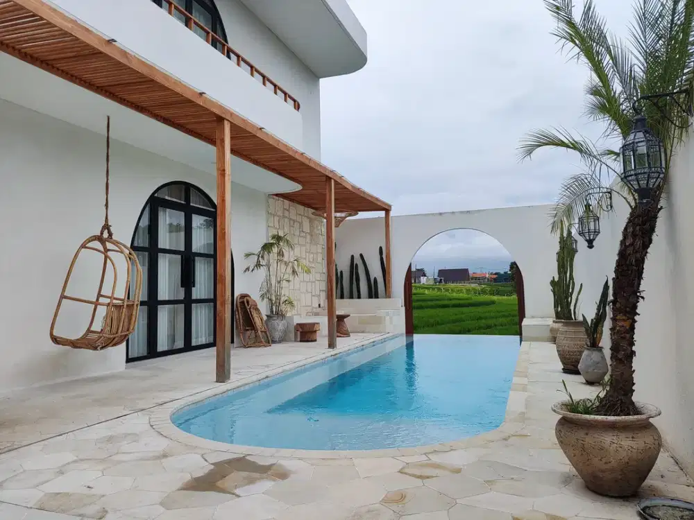 Lease Hold Villa Mediterania Di Tepi Pantai Canggu Bali