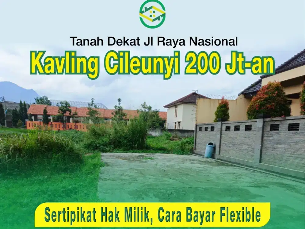 Dijual Tanah Untuk Rumah Bisa Cicil Dekat Puskesmas Cileunyi