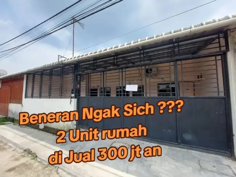 Murah Banget hanya 300 JT an dpt 2 unt rumah