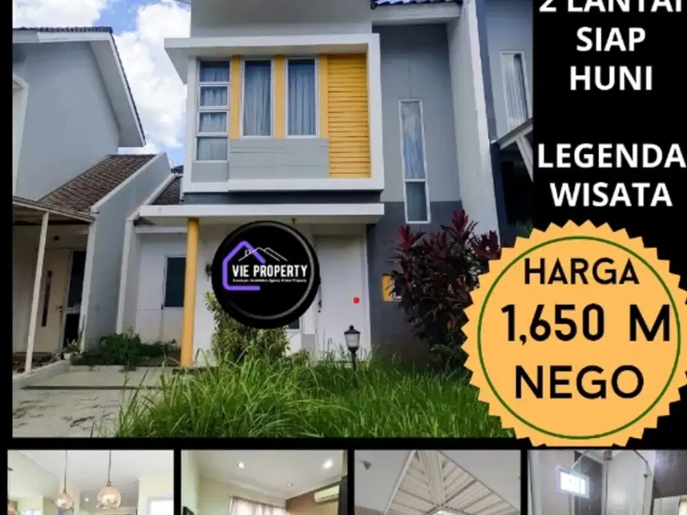 Dijual Rumah Dua Lantai Siap Huni di Legenda Wisata