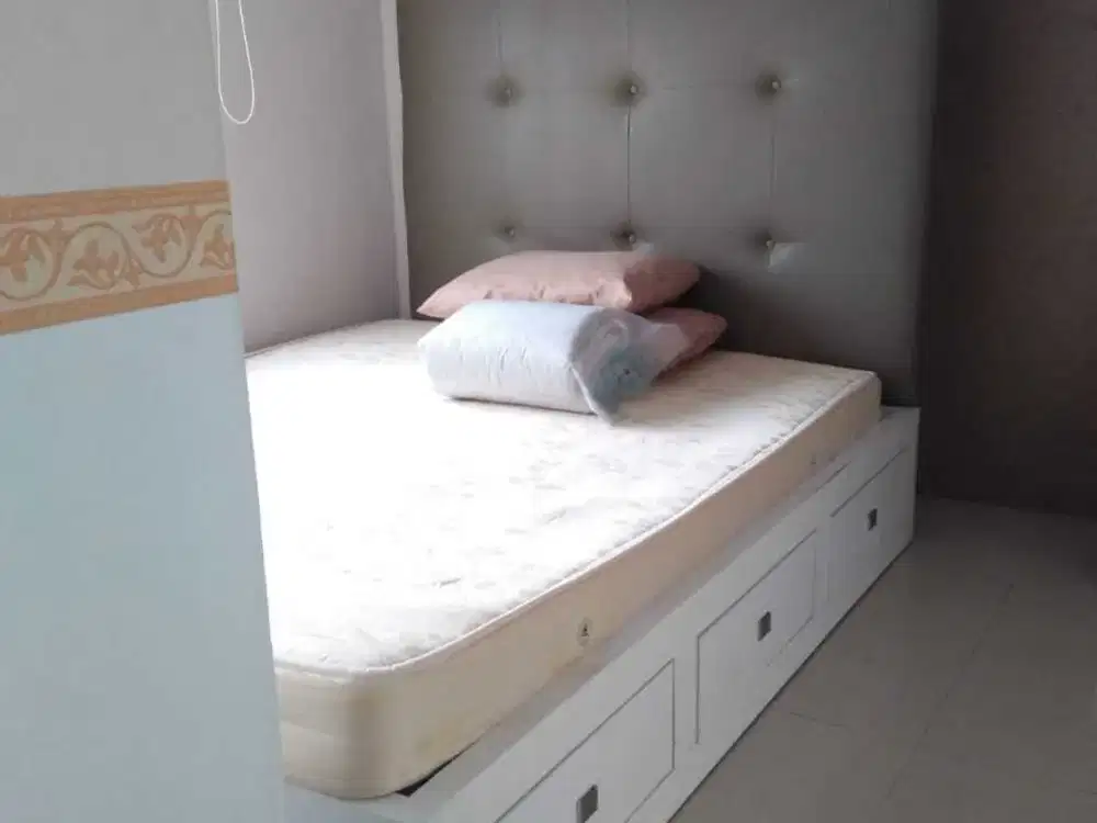 SEWA 2 KAMAR FURNISH TAHUNAN APARTEMEN BASSURA RP.35.5JT/THN JAKTIM