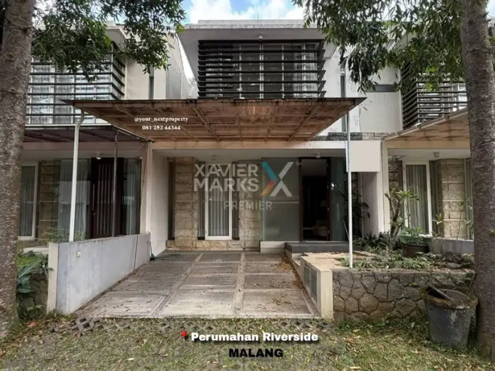 Dijual Rumah Modern Di Perumahan Riverside Blimbing Malang(OLX384)