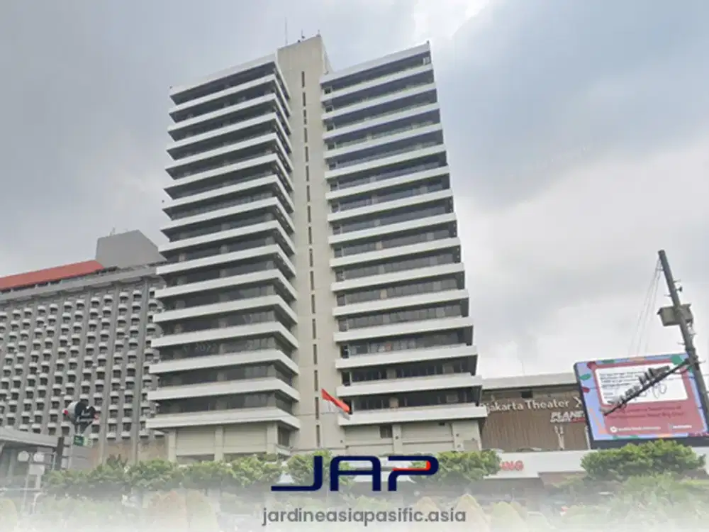Sewa Kantor Menara Cakrawala 197 M2 Fitted Strategis di Thamrin