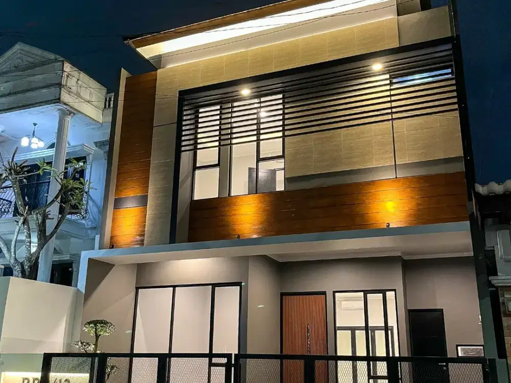 Rumah 2. lantai Minimalis Modern Dalam Cluster Graha Raya Bintaro