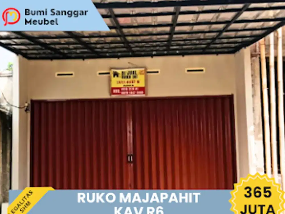 Ruko siap huni pinggir jalan desa