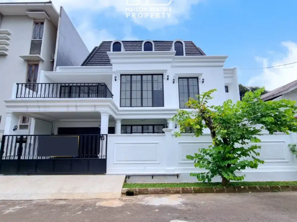 DIJUAL RUMAH BARU AMERICAN CLASSIC WITH POOL DI MERTILANG BINTARO JAYA