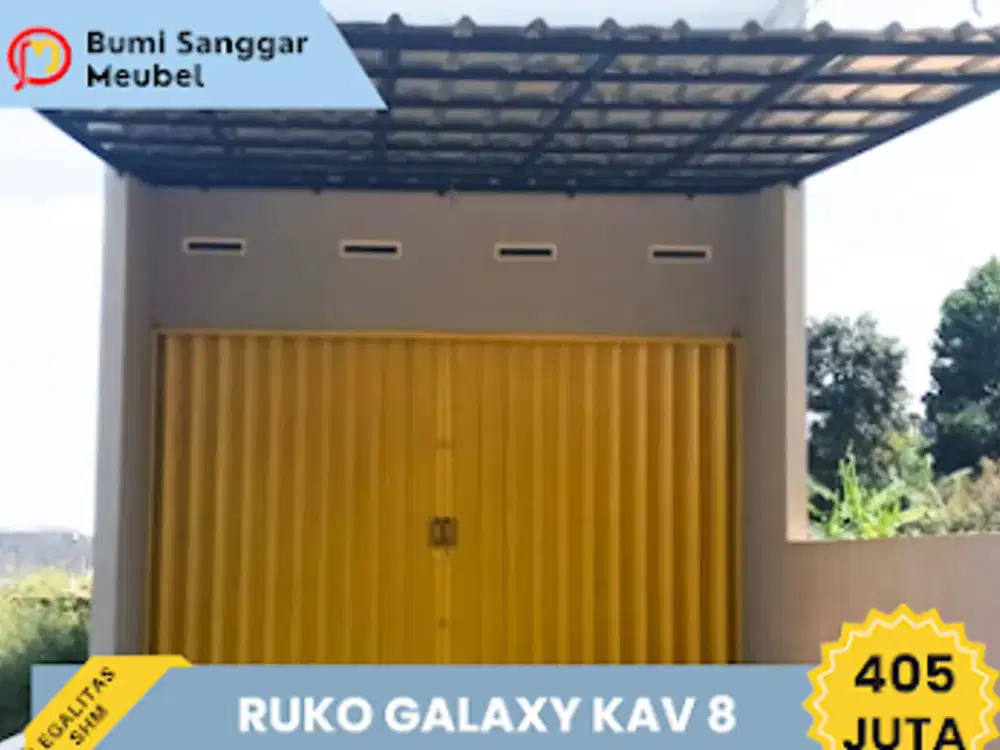 Ruko siap huni pinggir jalan desa