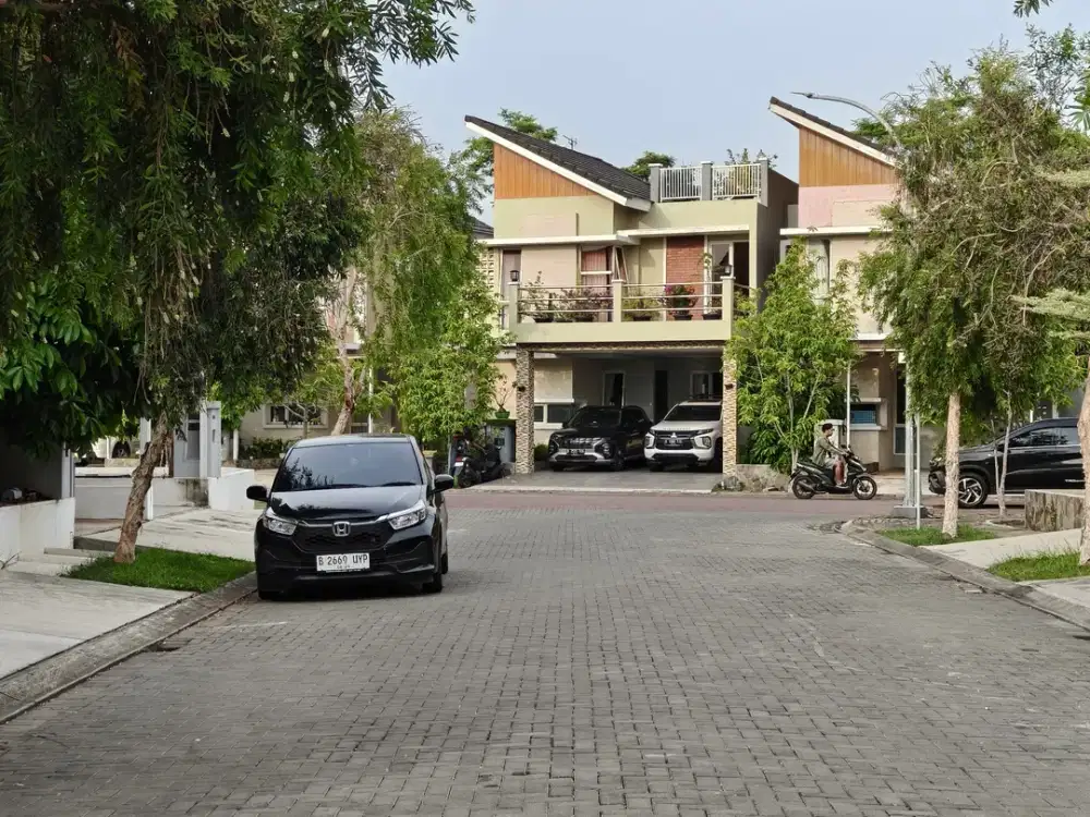 Rumah 2 lantai cluster Lavesh Harapan Indah full furnish