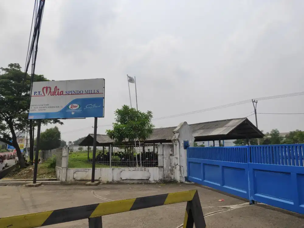 Jual Ex Pabrik Garmen Ekspor Jl Raya Serang Lt56236m2 masuk Kontainer