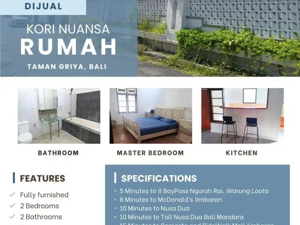 Rumah Strategis Nuansa Utama Taman Griya