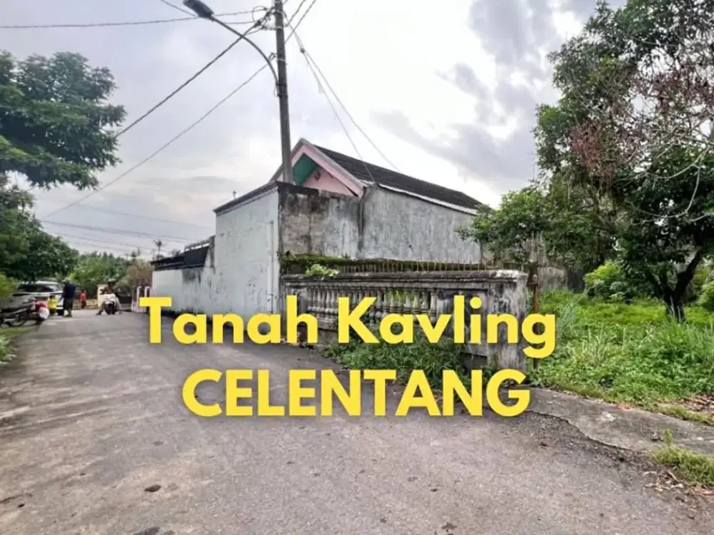 dijual tanah celentang jalan rawasari