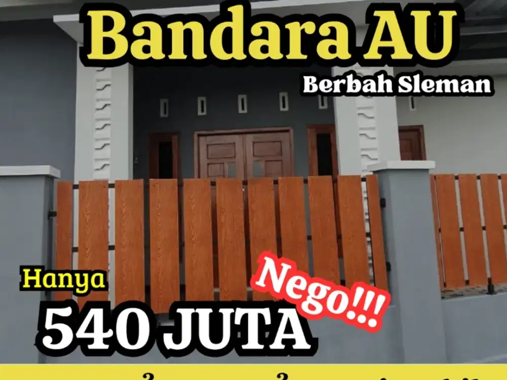 rumah baru siap huni timur bandara adisucipto