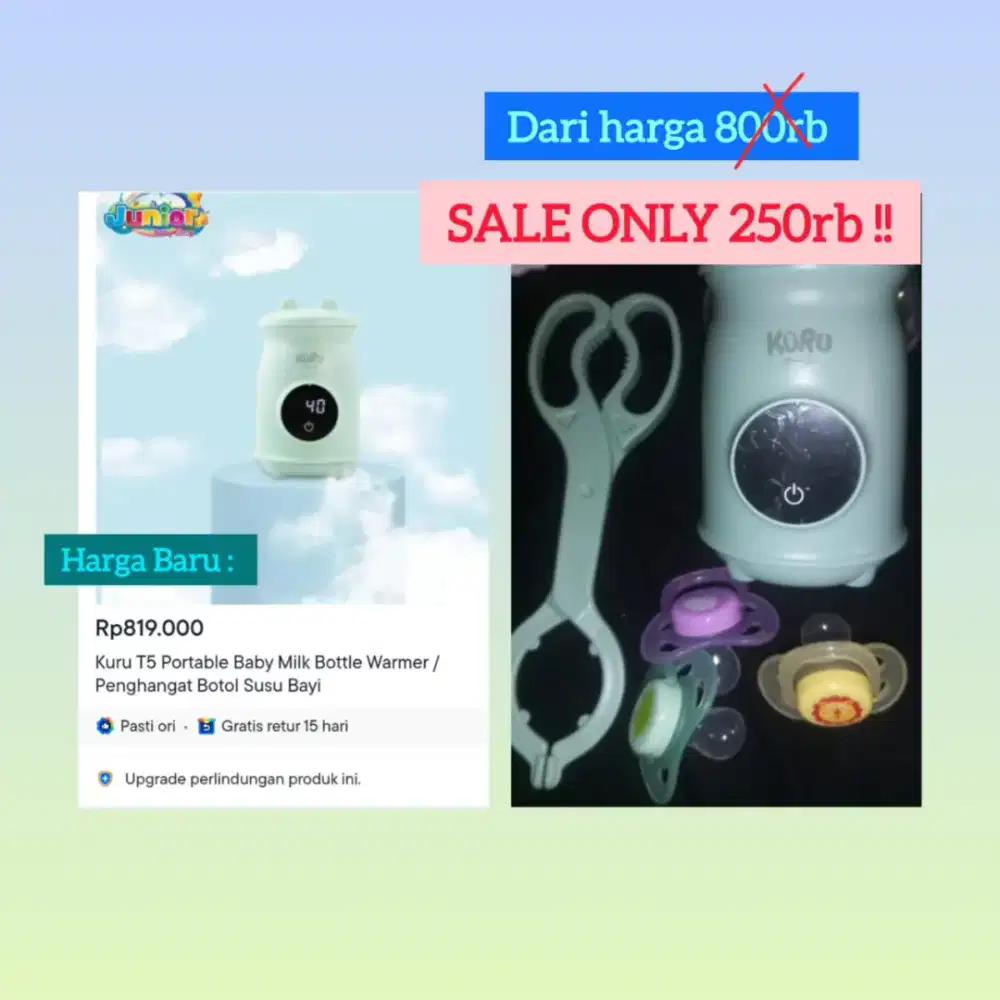 For sale bottle Warmer / penghangat botol susu bayi KURU