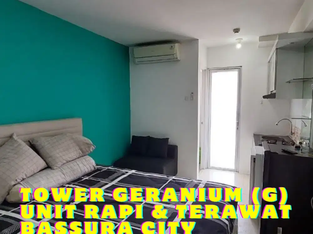 SEWA MURAH BAYAR BULANAN STUDIO FURNISHED TOWER G BASSURA CITY CIT