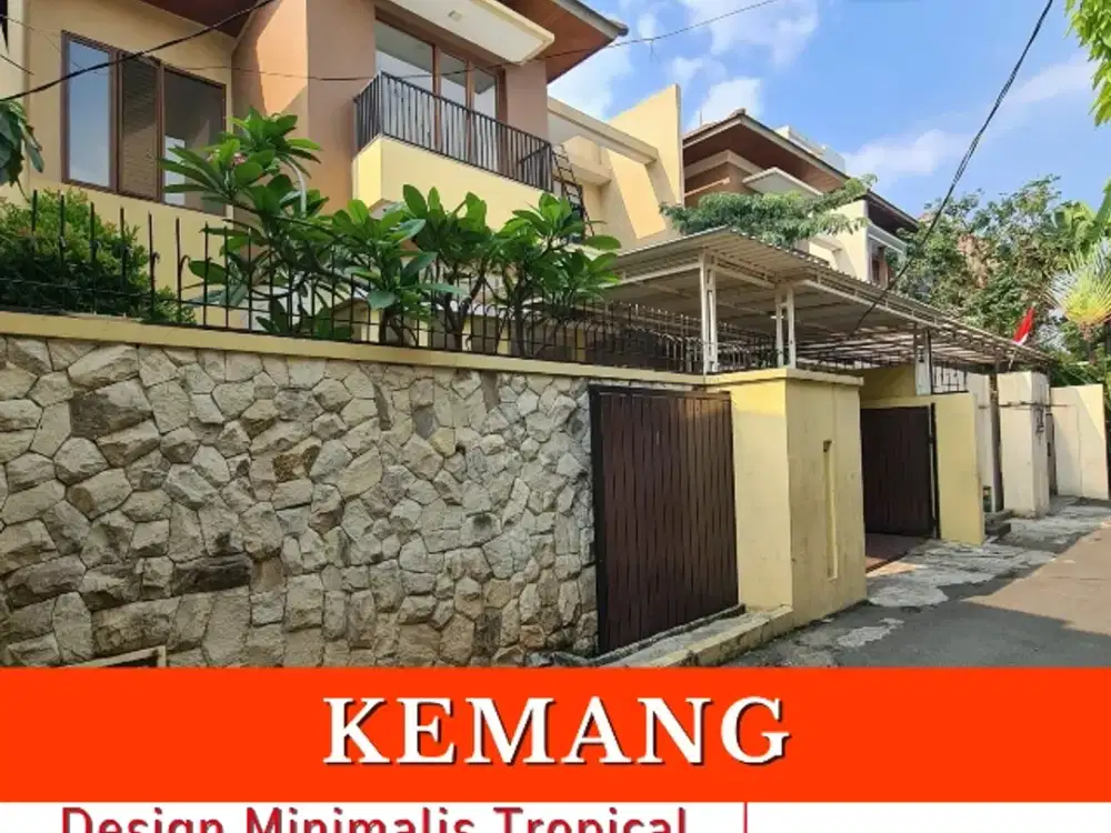 DIJUAL MINIMALIS TROPICAL HOUSE AT KEMANG JAKARTA SELATAN