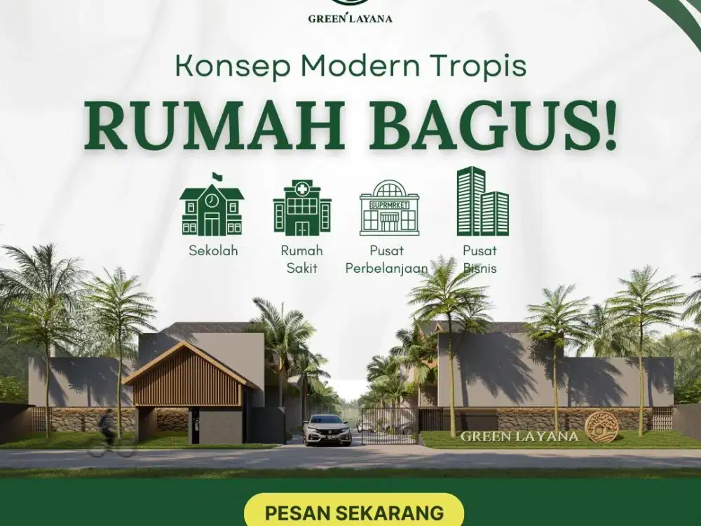Happy Fresh Homey : Hunian Konsep Modern Tropis di Kawasan Perumahan