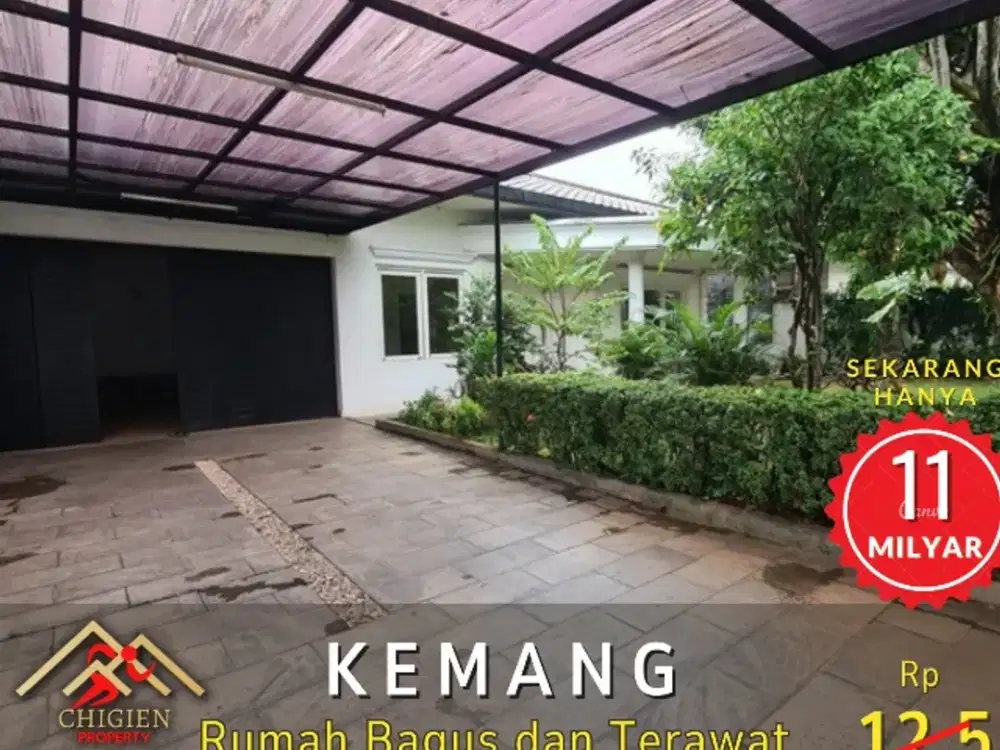 DIJUAL RUMAH HITUNG TANAH KEMANG JAKARTA SELATAN