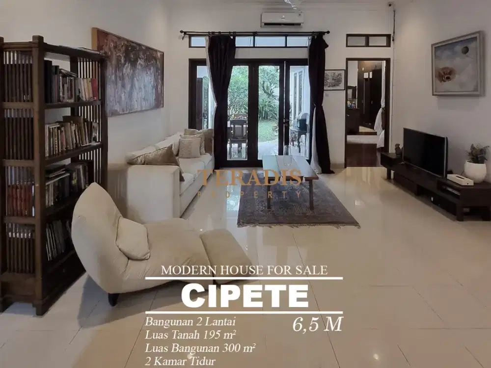 DIJUAL RUMAH MODERN DAERAH CIPETE