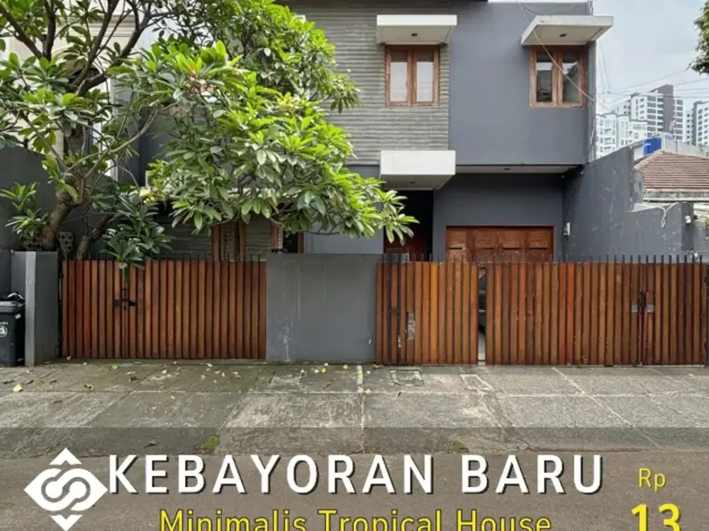 DIJUAL RUMAH MINIMALIS DALAM KOMPLEK KEBAYORAN BARU JAKARTA SELATAN