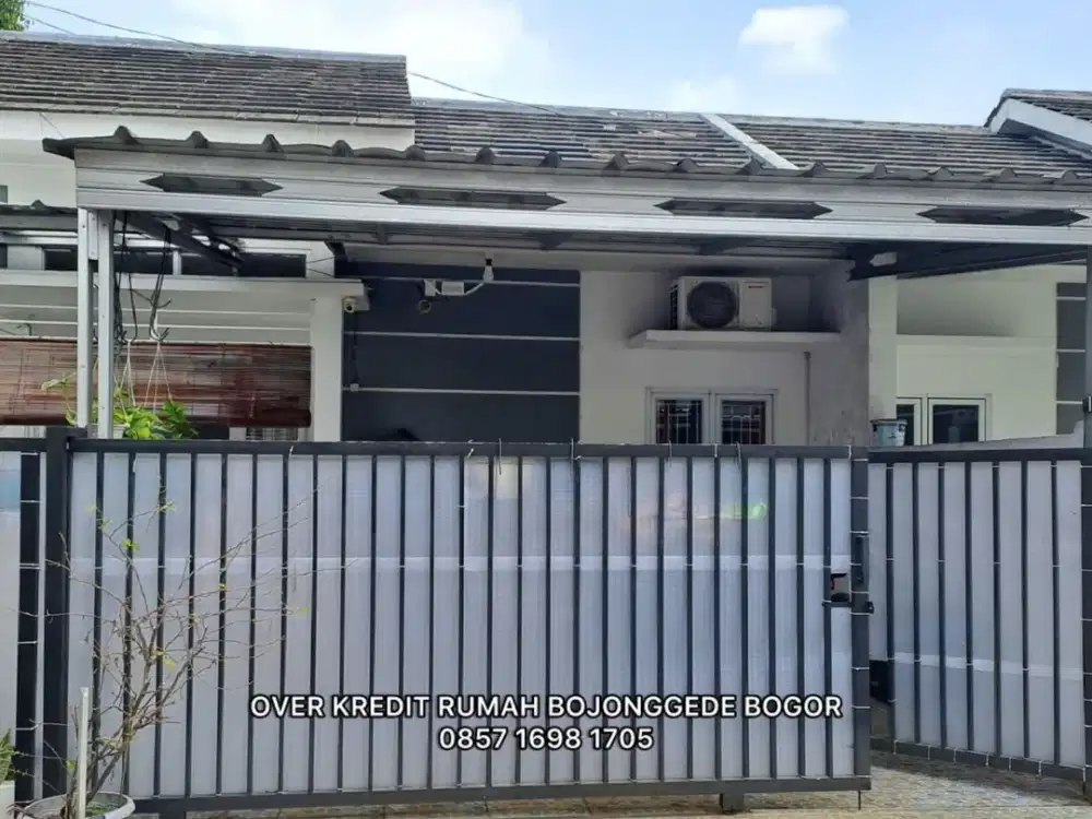 Rumah Take Over 73 JT dkt sta KA di Bojonggede Bogor Cimanggis Cluster