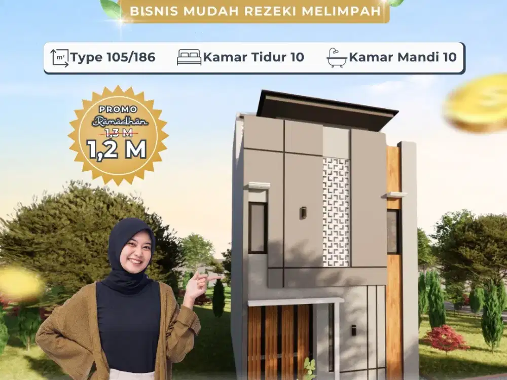 DIJUAL UNIT RUMAH KOS 10 KT & 10 KM DEPAN KAMPUS UMM DAN DEKAT UNIBRAW