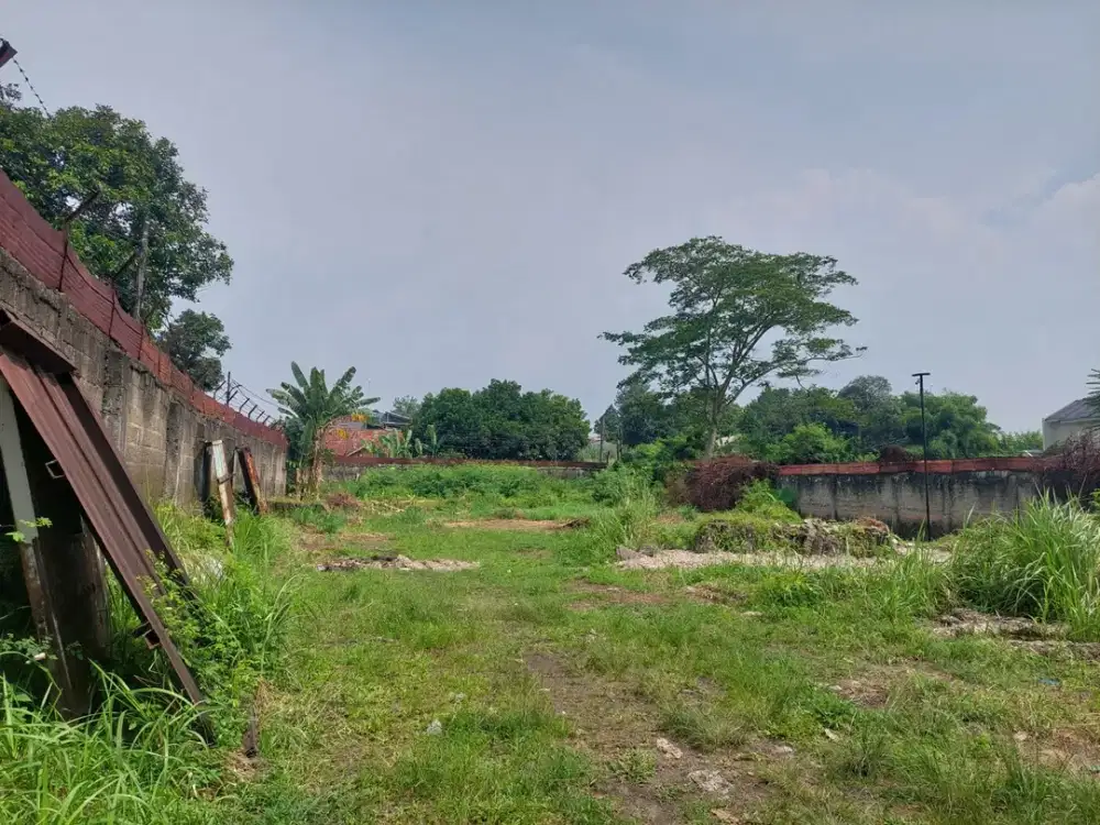 Tanah di Pinggir Jalan Raya Cocok Usaha Puspitek, Serpong