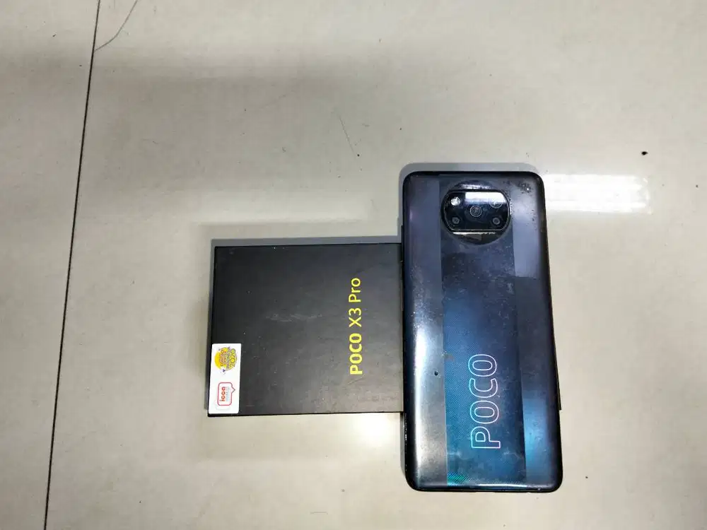 Di jual HP Android Xiaomi POCO X3 PRO memori 256 GB Ram 8 + 5 GB NFC