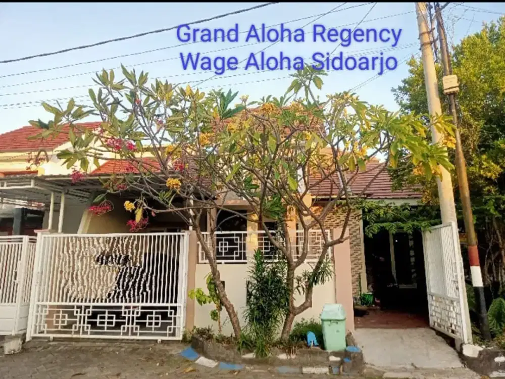 RUMAH GRAND ALOHA REGENCY,LUAS POSISI HOOK/POJOK