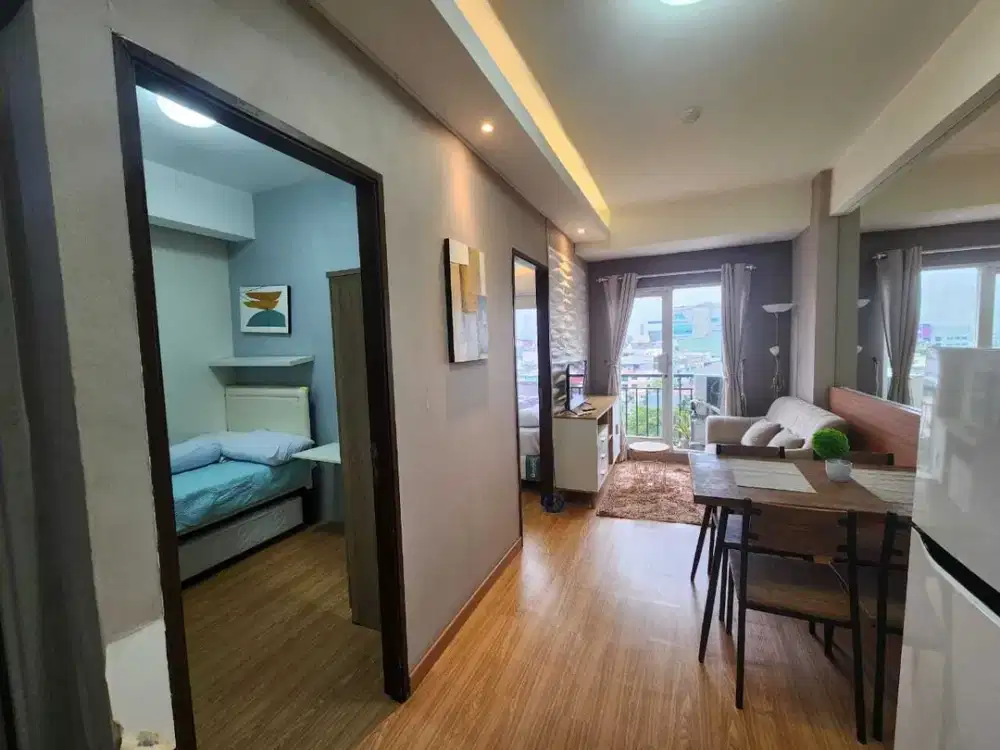 DISEWAKAN 2BR HOOK NEW RENOV @Puri Park View Apt Jakarta Barat