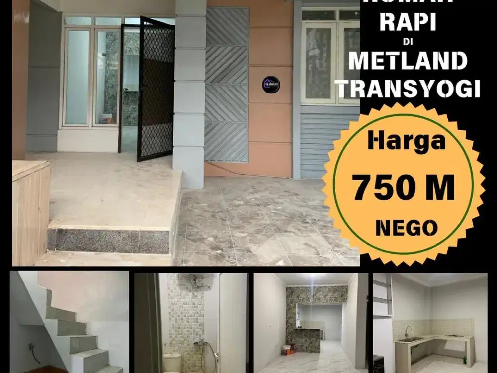 Rumah apik siap huni di Metland Cileungsi