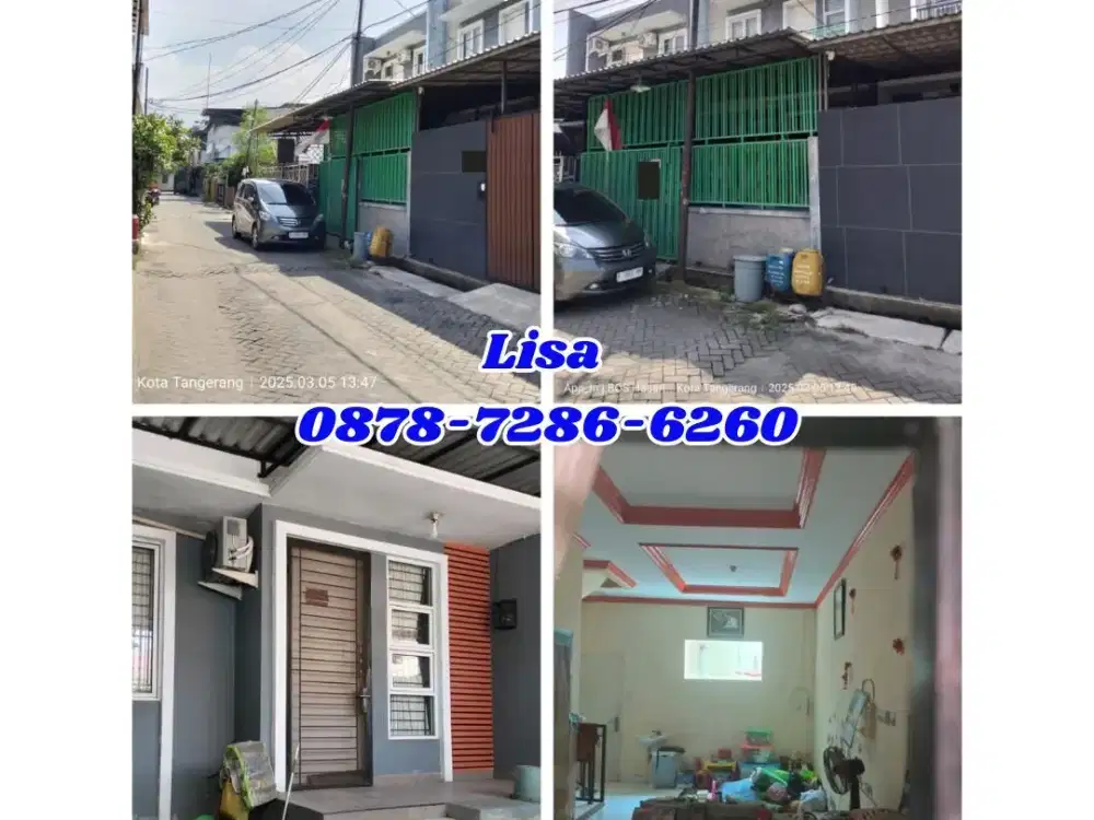 DIKONTRAKAN TAHUNAN RUMAH SIAP TINGGAL 2 LANTAI SAMPING GREENLAKE CITY