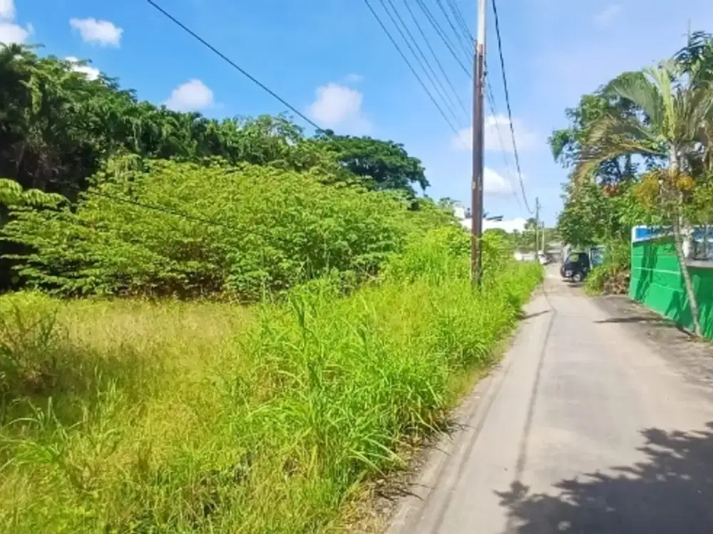 Di kontrakan tanah jalan Tukad Balian, Denpasar, Bali