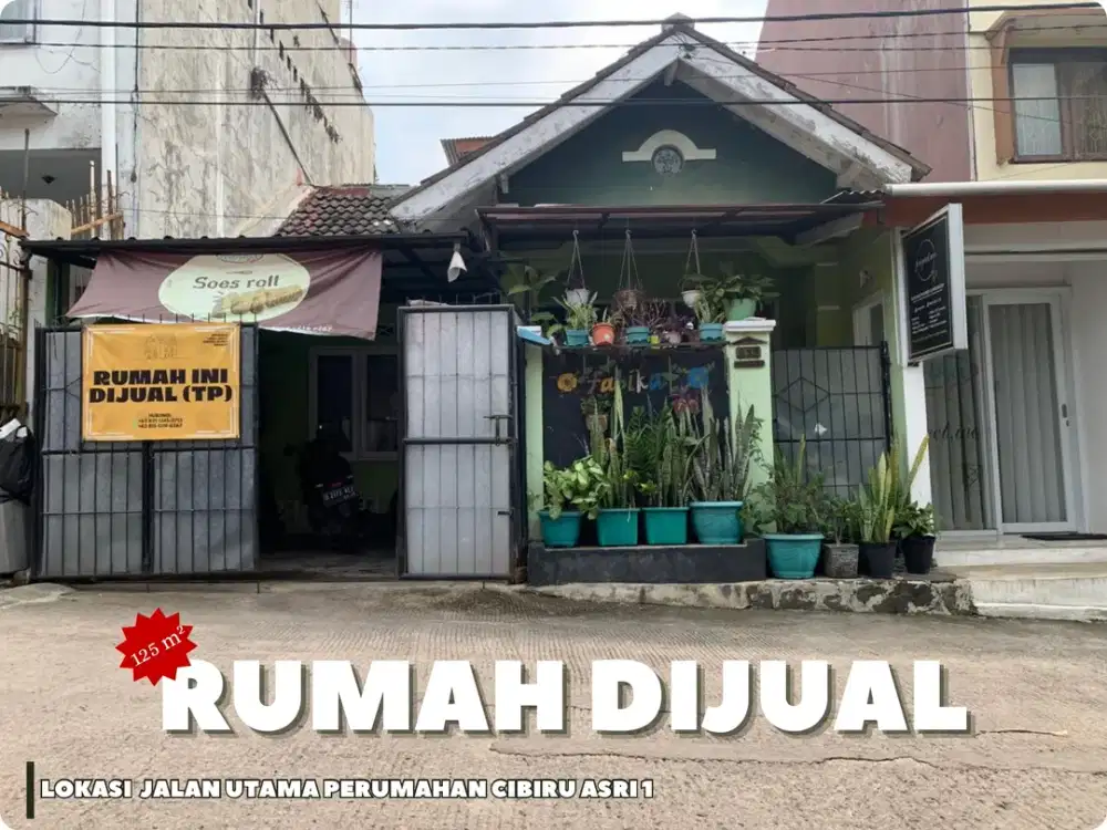 Rumah Dijual Di Kota Bandung 125m² SHM Perumahan Cibiru Asri 1