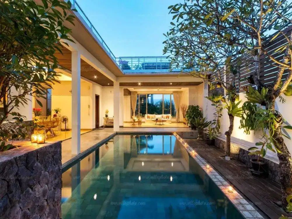 FOR RENT VILLA OCEAN VIEW 5BR LOKASI PREMIUM NUSA DUA CLUSTER